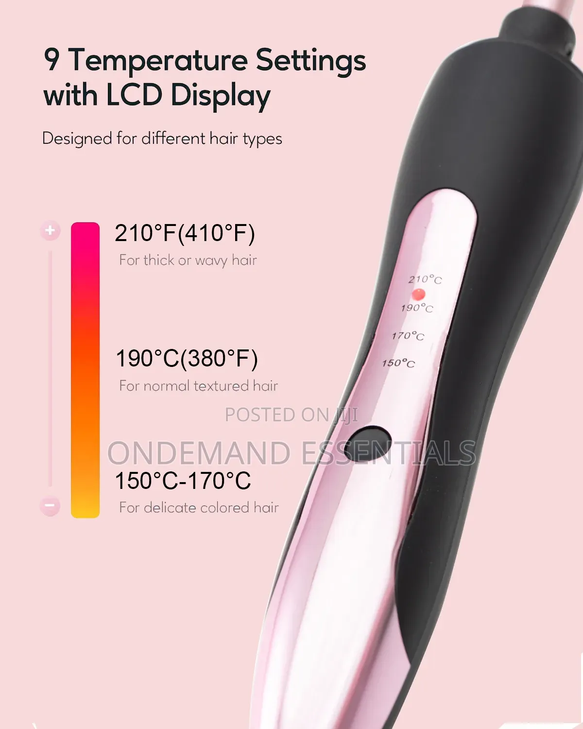 High Quality Electric Curler Ceramic Rod /Tong