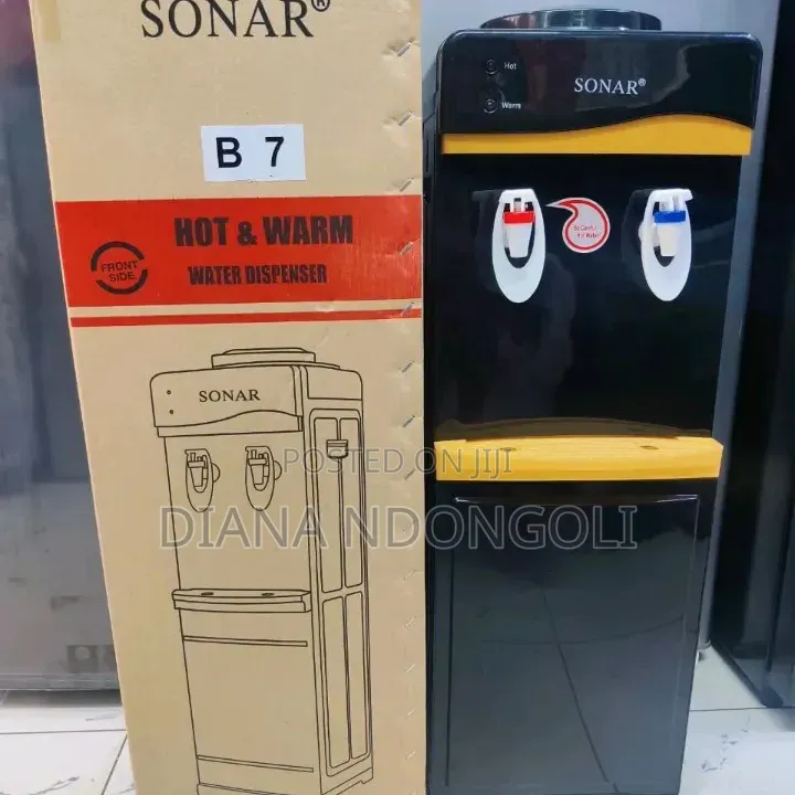 Black Sonar B3 Hot and Normal Free Standing Water Dispenser