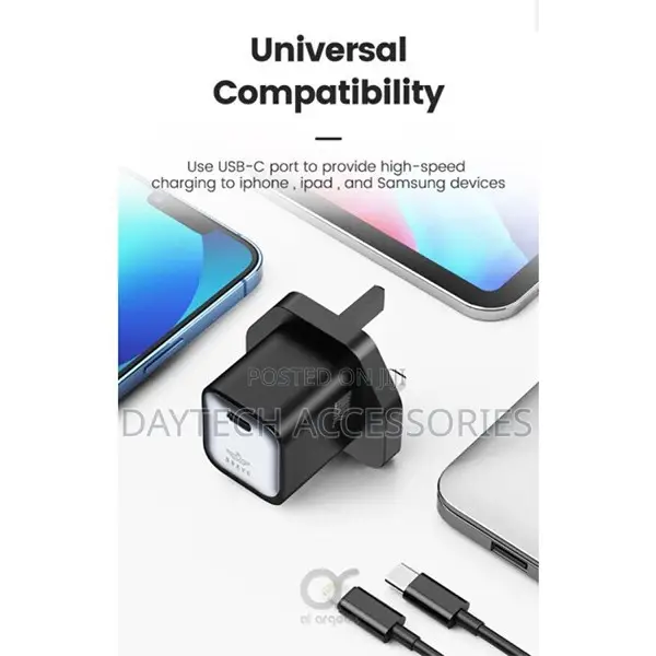 Brave 20w Usb-C Gan Fast Charger BTC-28b