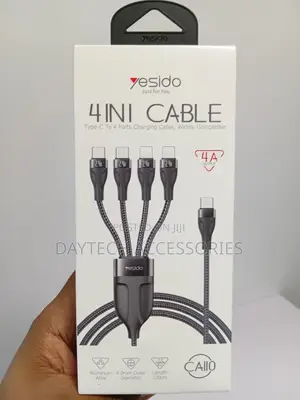 Yesido 4 in 1 Cable (Type-C to 4ports Charging Cable)