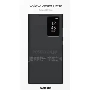 Org Samsung Galaxy S24 Ultra S-View Wallet Phone Case, Protective Cov