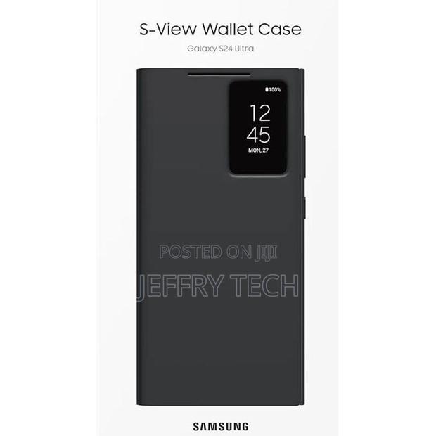 Org Samsung Galaxy S24 Ultra S-View Wallet Phone Case, Protective Cov - thumbnail 2