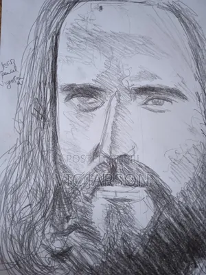 Upclose Portrait of Christ