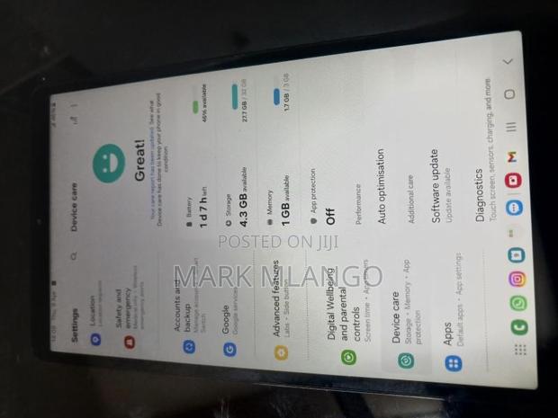 Samsung Galaxy Tab A7 Lite 32 GB Silver - thumbnail 3