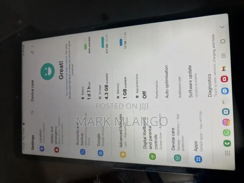 Samsung Galaxy Tab A7 Lite 32 GB Silver