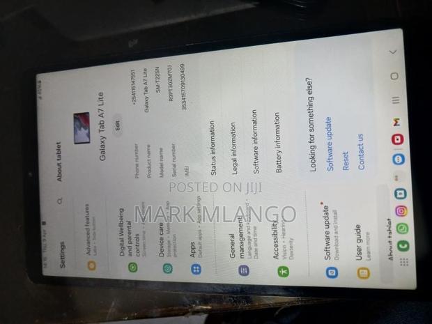 Samsung Galaxy Tab A7 Lite 32 GB Silver - thumbnail 5