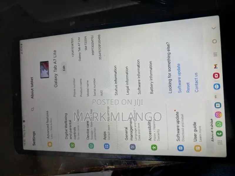 Samsung Galaxy Tab A7 Lite 32 GB Silver