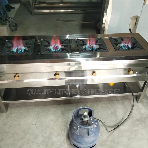 Stainless Steel Four Burner