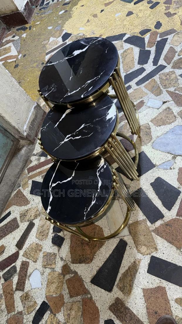 3 in 1 Executive Pure Marble Coffee Table
