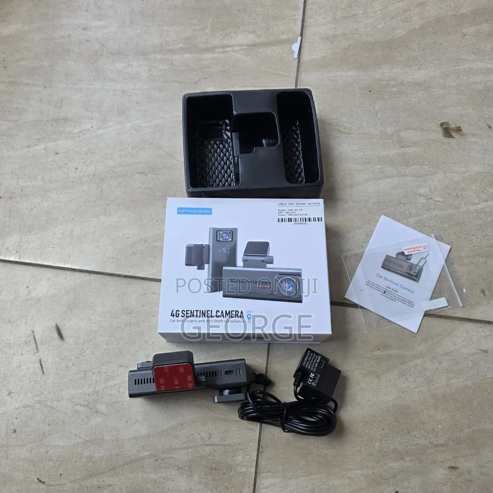 4g Dual Lens Car Dash Camera With Sim Card GPS and Remote Viewing