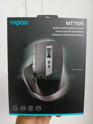 Rapoo Multi-Mode Wireless Laser Mouse | Black (Mt750s)