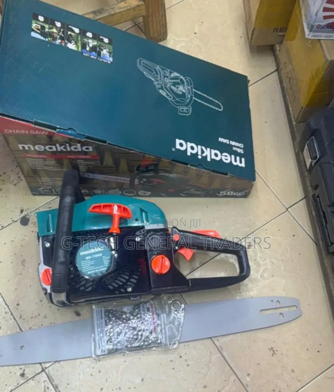 Meakida 58cc Petrol Chain Saw, Suitable for Cutting Trees