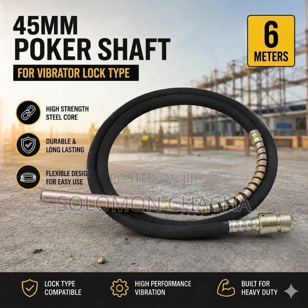 45mm 6m Poker Shaft for Vibrator Lock Type