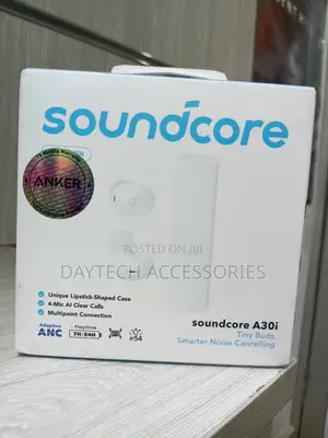 Anker Soundcore A30i Noise Cancelling Earbuds – A3958h21 – White