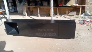 7fits All Black Tv Stand