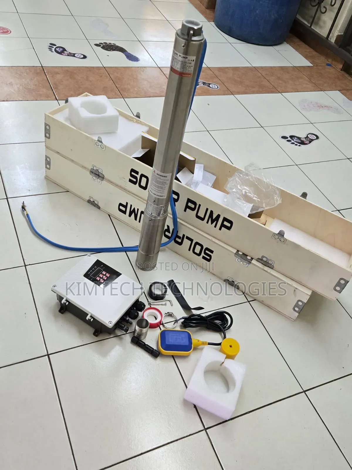 1100w Brushless Dc Solar Pump 110v 123m Head MPPT Controller