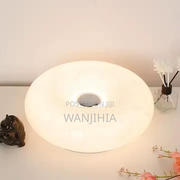 White Donut Lamp