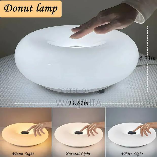 White Donut Lamp - thumbnail 2