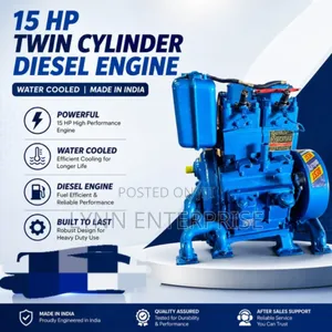 15hp Twin Cylinder Diesel Engine Built to Last and Powerful