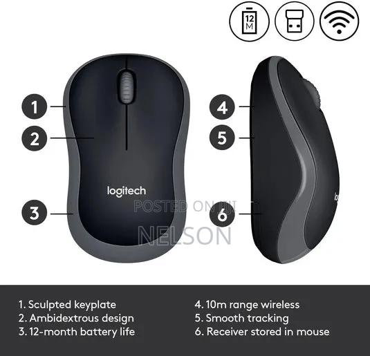 Logitech M185 Wireless Mouse - thumbnail 3