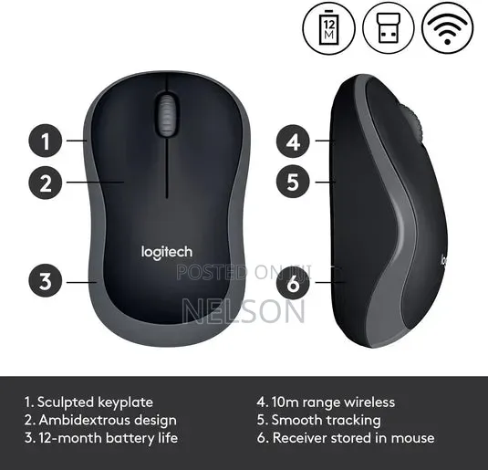 Logitech M185 Wireless Mouse
