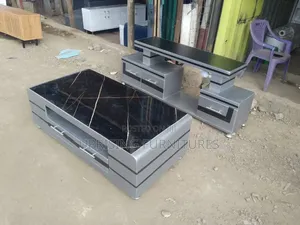 Modern Home Set Coffee Table 2×4ft + Tv Stand 5ft