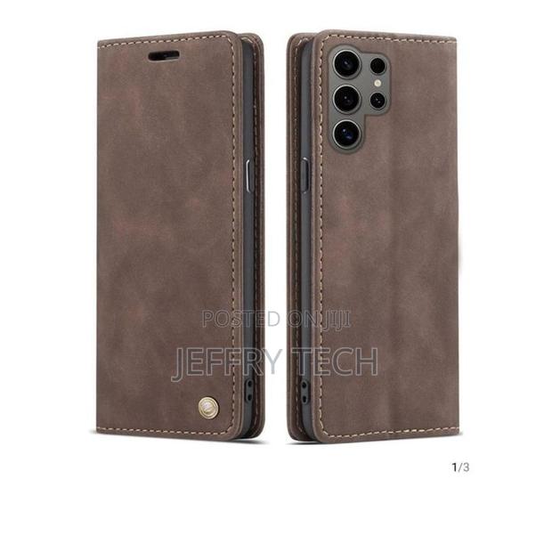 Samsung S25ultra Leather Wallet Flip