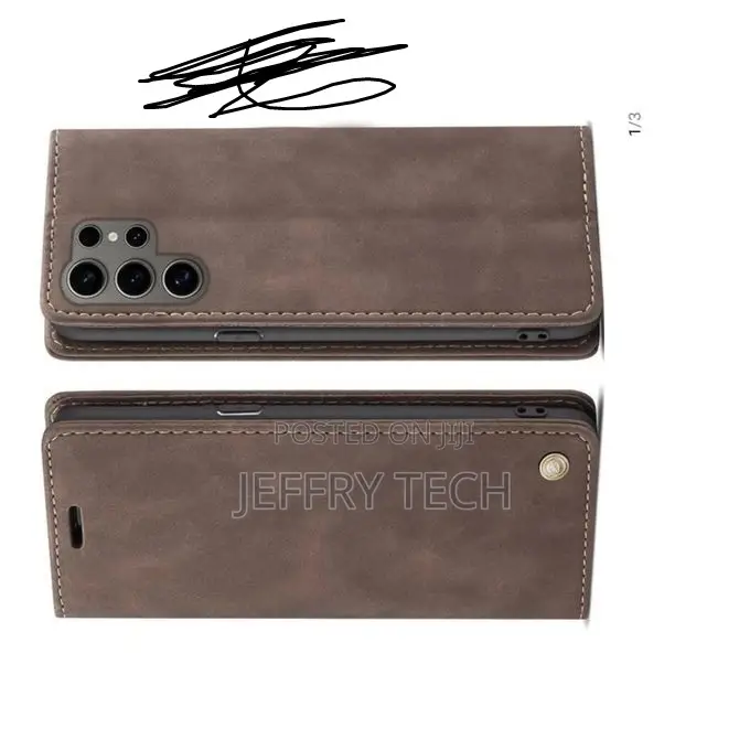 Samsung S25ultra Leather Wallet Flip