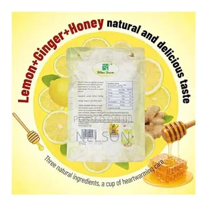 Lemon Ginger Tea, Honey Flavor Instant Beverage Granules-150g