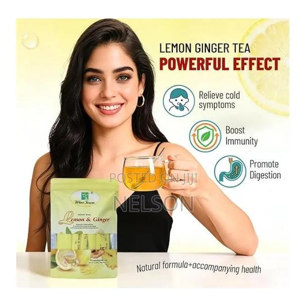 Lemon Ginger Tea, Honey Flavor Instant Beverage Granules-150g - thumbnail 3
