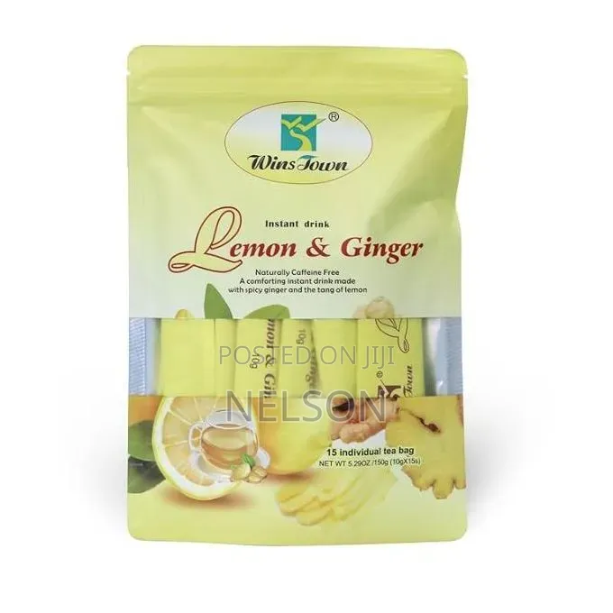 Lemon Ginger Tea, Honey Flavor Instant Beverage Granules-150g