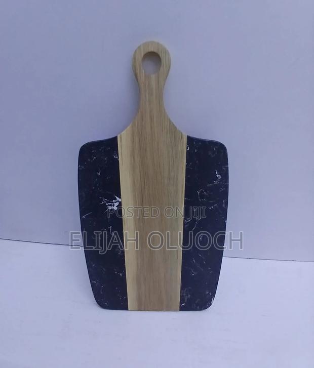 Cutting Marble Board Stone + Acacia or Serving Tray - thumbnail 3
