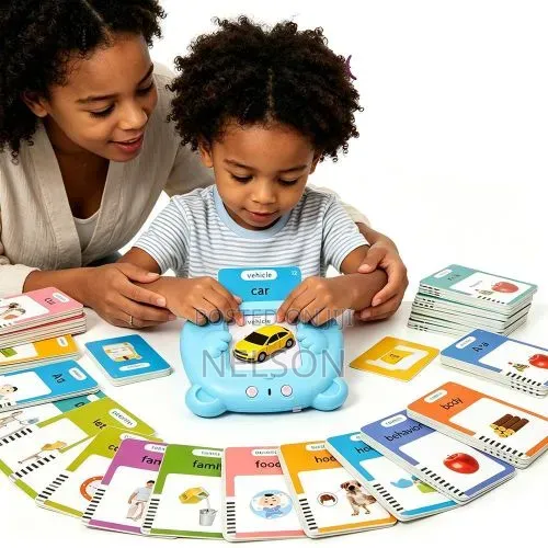 Flash Cards Learning Words Educating Talking Flashcard Reader