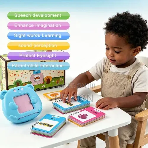 Flash Cards Learning Words Educating Talking Flashcard Reader