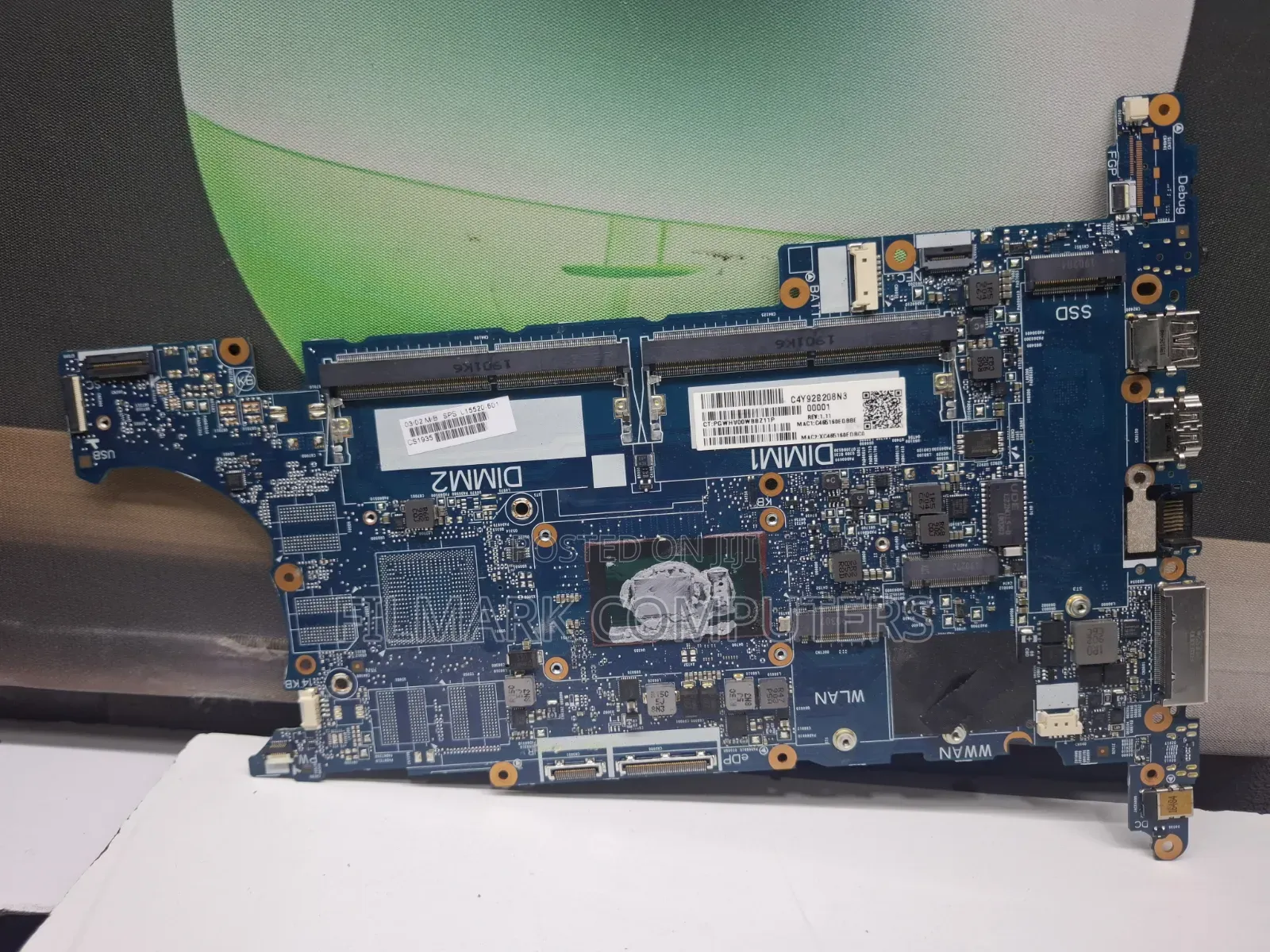 Hp Elitebook 14” 840 G5 Intel I7-8650u Motherboard