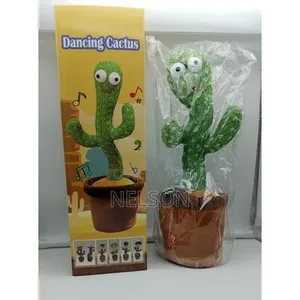 Toy Dancing Cactus Repeats What You Say for Kids With English Songs