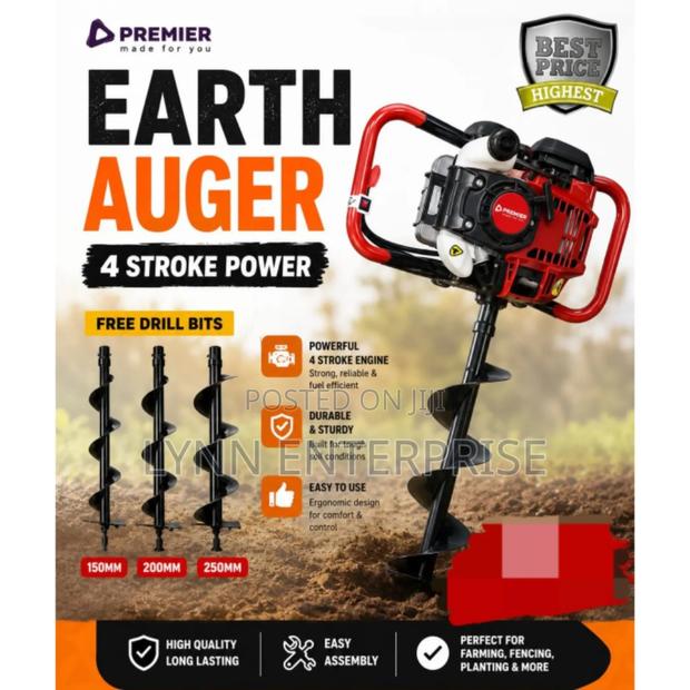 Premier Auger 4 Stroke Power With Free Drills Bit