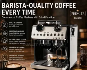 Premier Automatic Coffee Machine With Grinder Commercial Grade