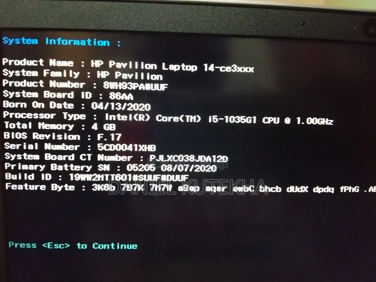 Laptop HP Pavilion 14 4GB Intel Core i5 SSD 512GB