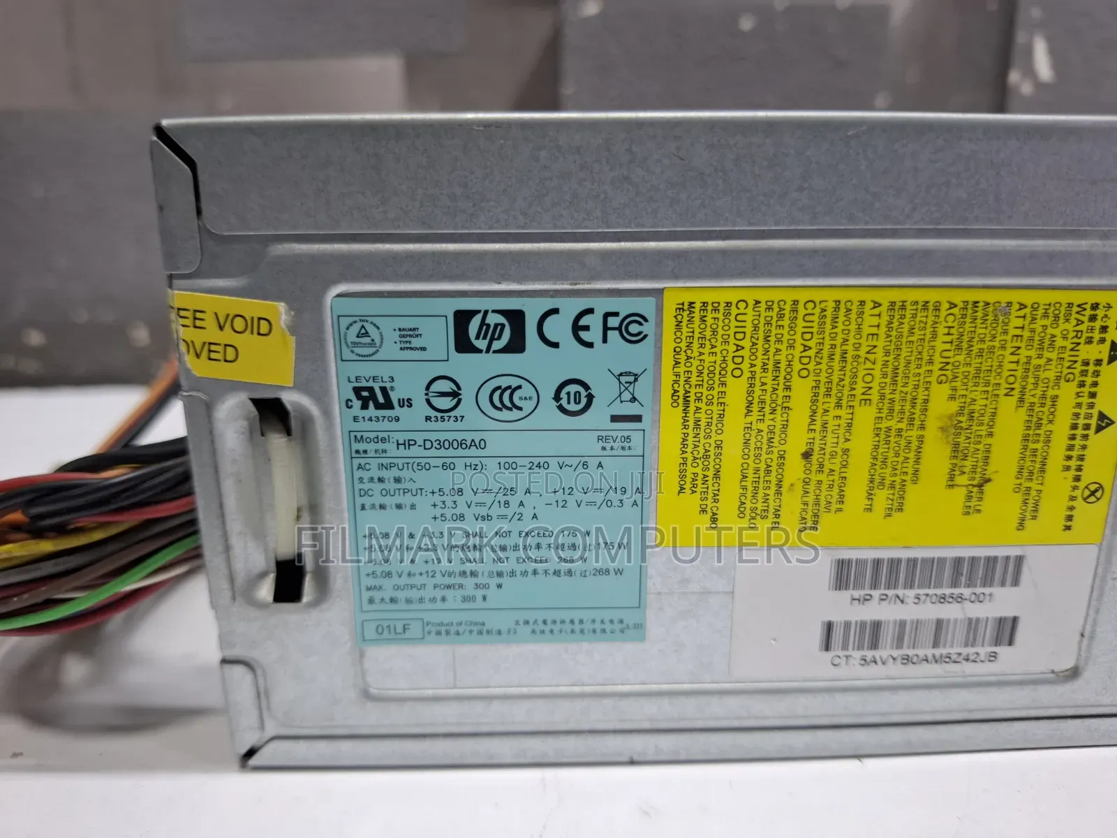 Hp Compaq Hp-D3006a0 Atx 300w Power Supply Unit 570856-001