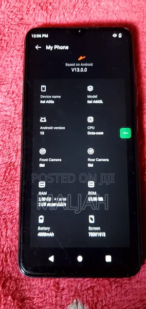 Itel A05s 32 GB Black