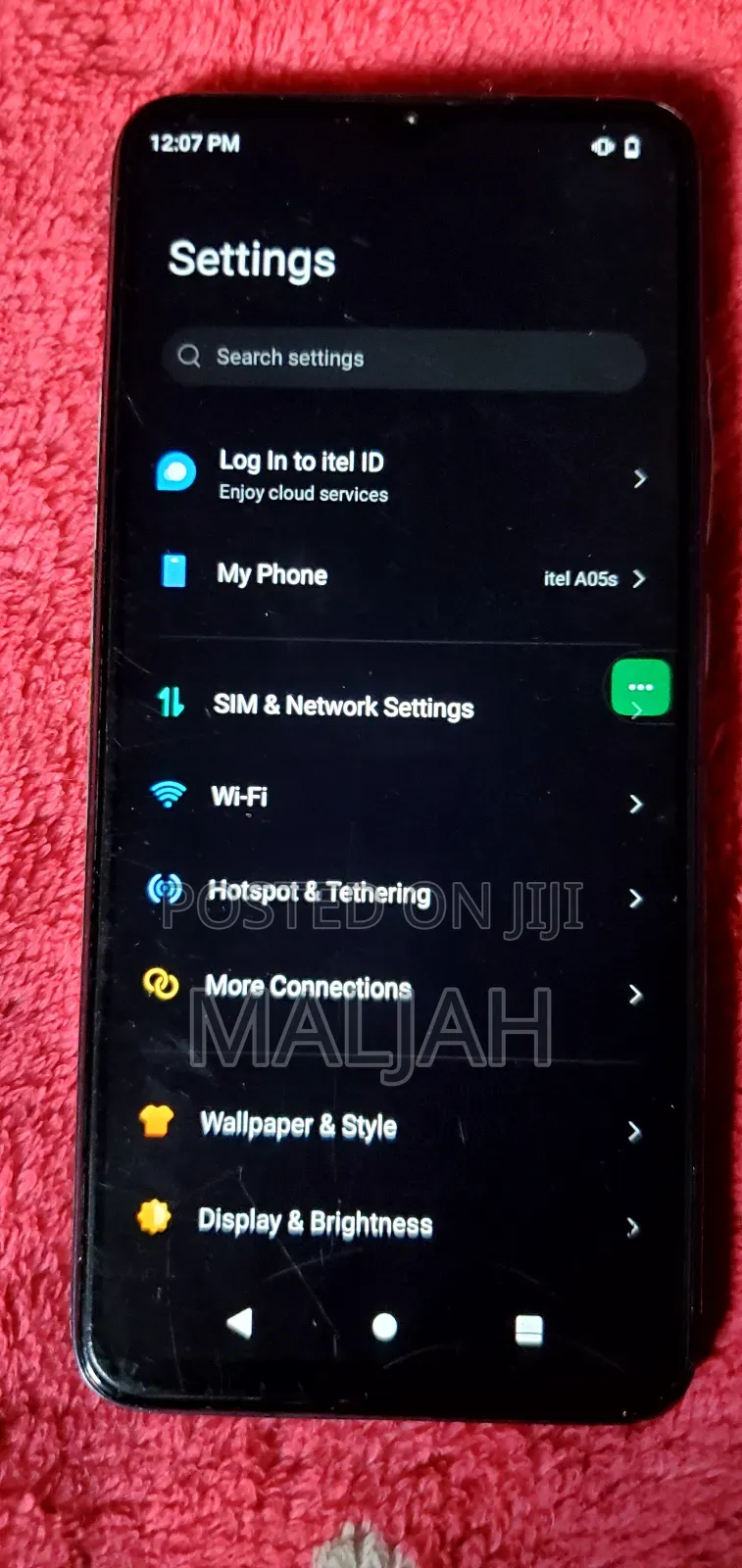Itel A05s 32 GB Black