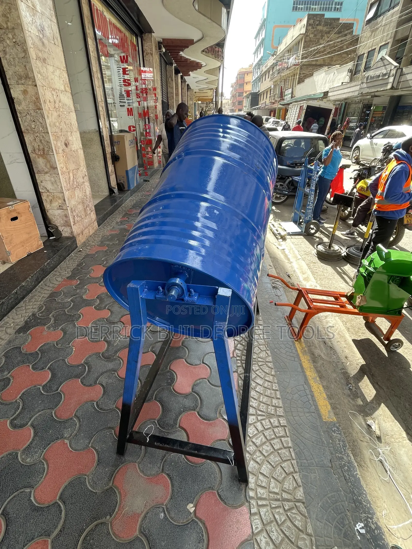 Manual Drum Feed Mixer