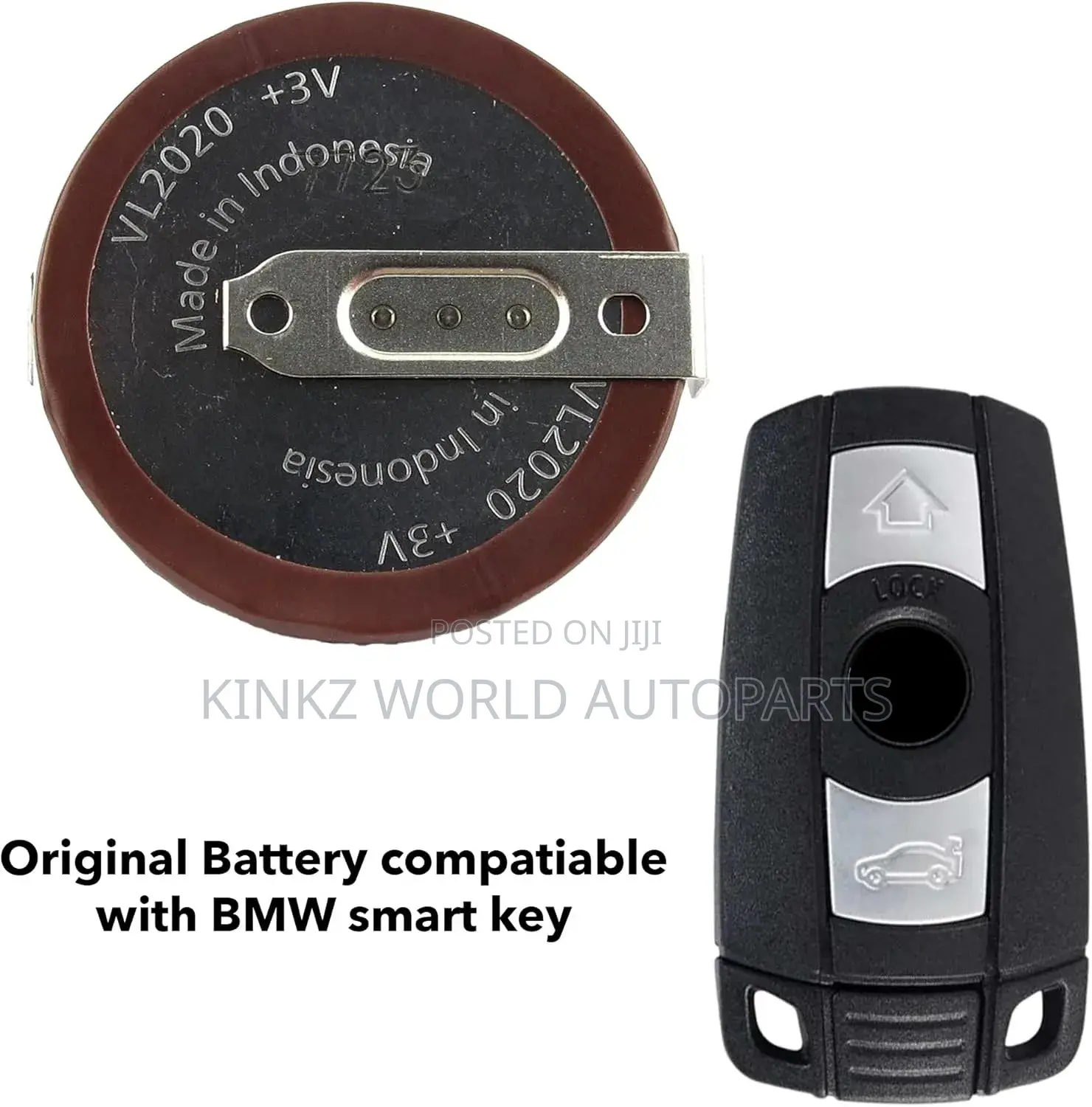 Panasonic Vl2020 BMW Keyfob Battery 3v Lithium Rechargeable Battery.