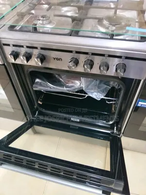 Von Cooker 3.1 Size 60 by 60 With Wok Burner, Gas Leak Sensors