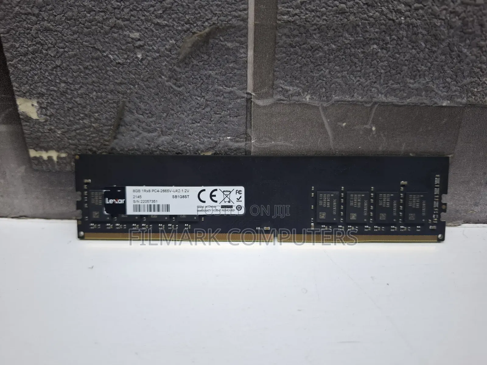 Lexar 8gb 1rx8 Pc4-2666v-Ua2 Desktop Ram