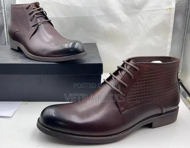 Men's Leather Official Boots – Executive Style With Lasting Comfort