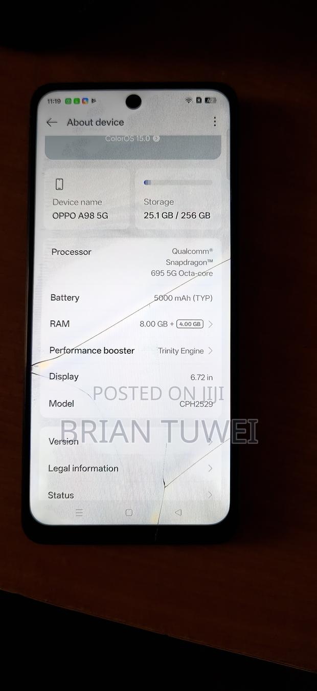 Oppo A98 256 GB Black - thumbnail 4