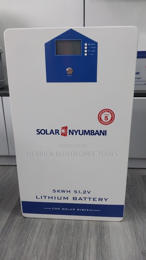 Solar Nyumbani 5kwh 51.2v 100ah Lithium Ion Solar Battery