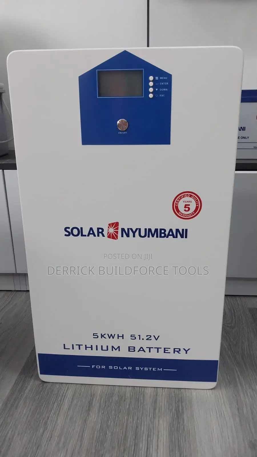 Solar Nyumbani 5kwh 51.2v 100ah Lithium Ion Solar Battery